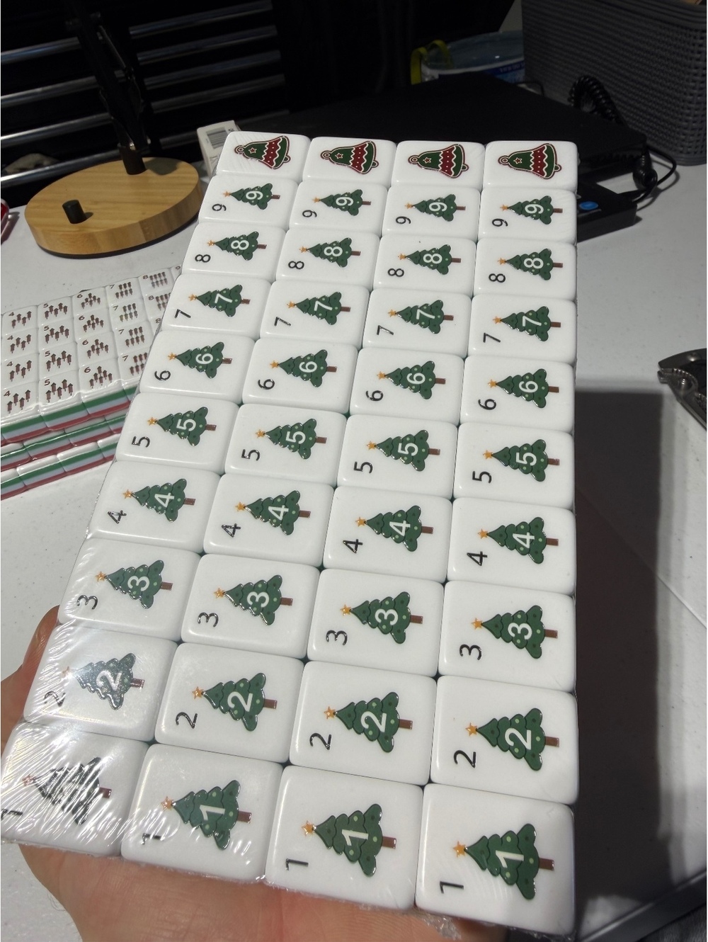 Decorative Mahjong Tile Set